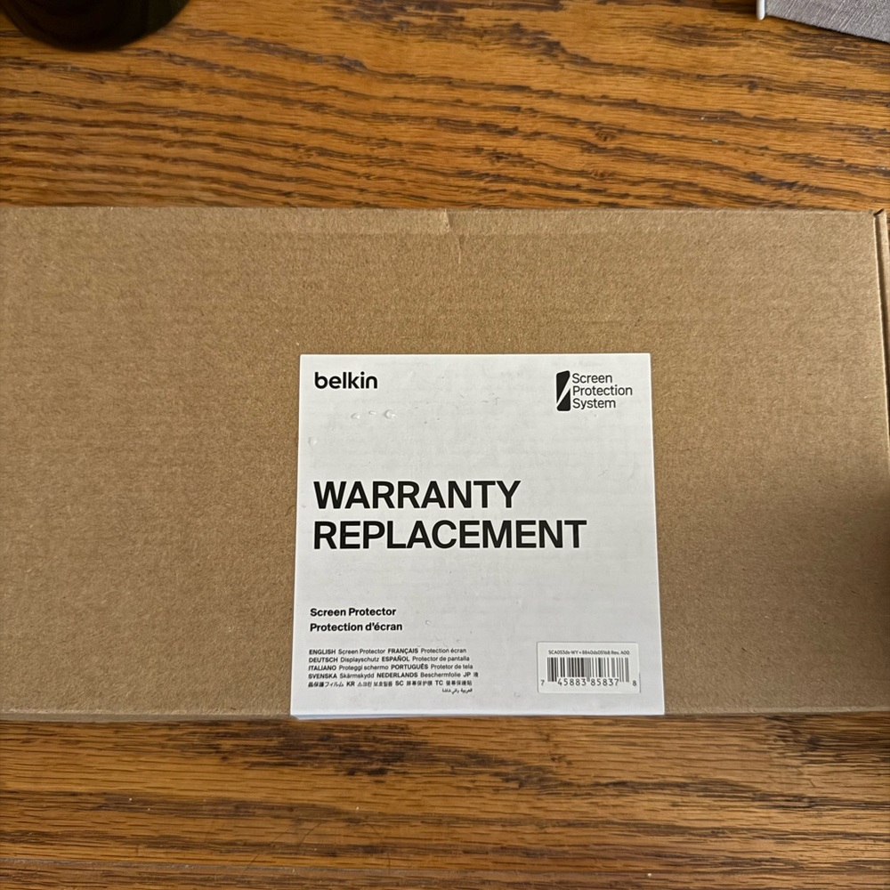 Unopened iPhone 14 Pro screen protector